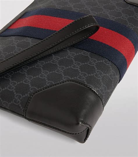 gucci supreme web pouch|gucci pouch price.